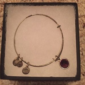 Purple gem bangle