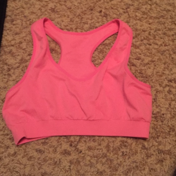 Neon Pink Sports Bra