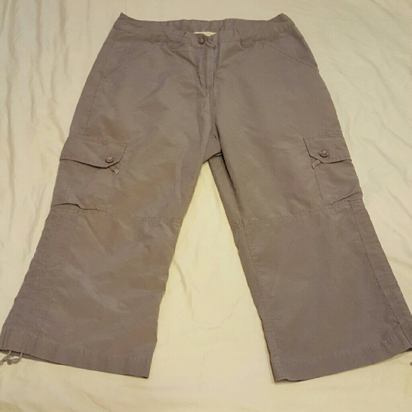 Sz 4 woolrich womens capri pants quarry grey