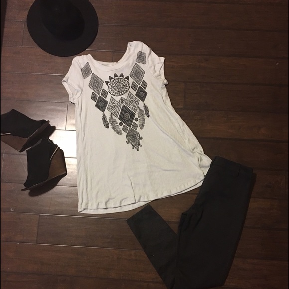 Boutique brand Boho tunic style top