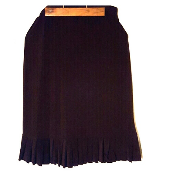 Chocolate brown skirt