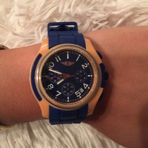 Invicta Men's Blue Watch EUC