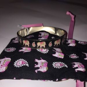 Vera Bradley Pink Elephant Bangle