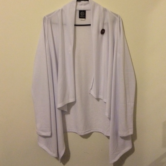 Bobeau White Cardigan