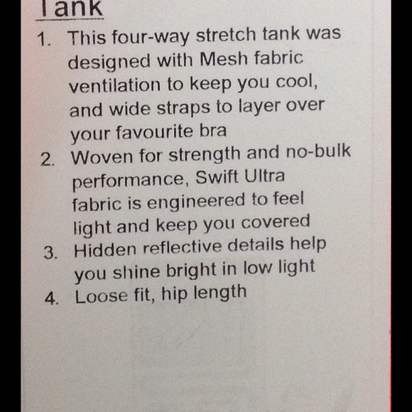 BRAND NEW Lululemon Run T. You size 8 - Picture 3 of 4