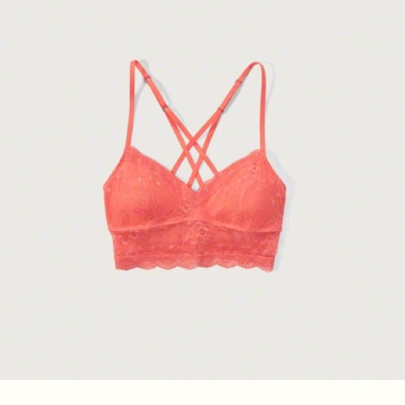 🌺A&F (LIMITED EDITION) Coral Bralette🌺