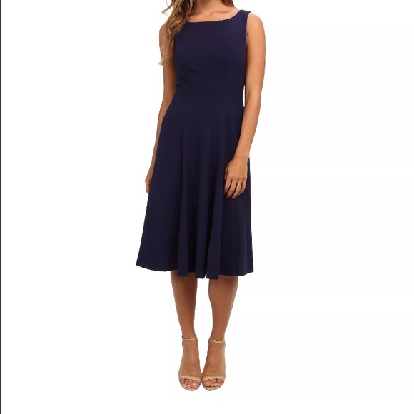 marc new york • fit flare seamed dress