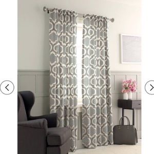 Threshold Fretwork Curtain Panels