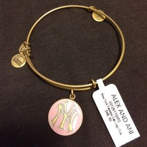 RETIRED Pink NY Yankees bangle