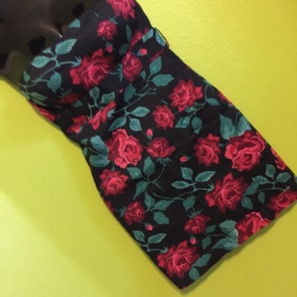 F21 Rose Dress ~ B-6 - Picture 2 of 3