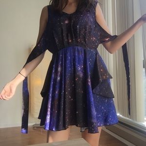 Galaxy print dress