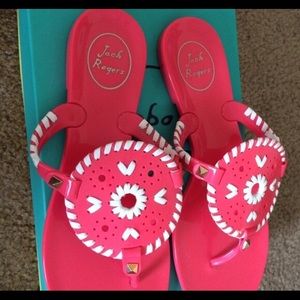 Pink JACK ROGERS jellies