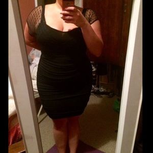 Torrid little black bodycon dress