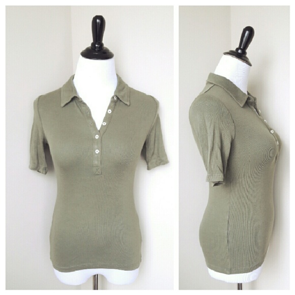 {urban outfitters} fitted polo - Picture 2 of 4