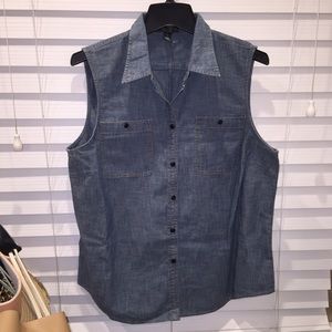 Ralph Lauren | Denim Sleeveless Shirt