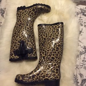 Aldo Cheetah Rain Boots