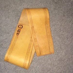 Genuine Leather Corset Belt