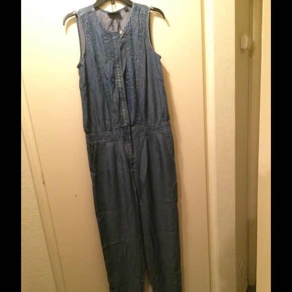 DKNY Chambray Jumper/One-Piece