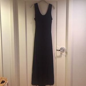 Blue life open back maxi dress M