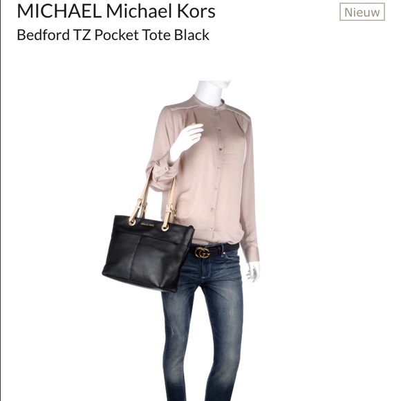 Michael Kors Black Bedford leather tote - Picture 4 of 4