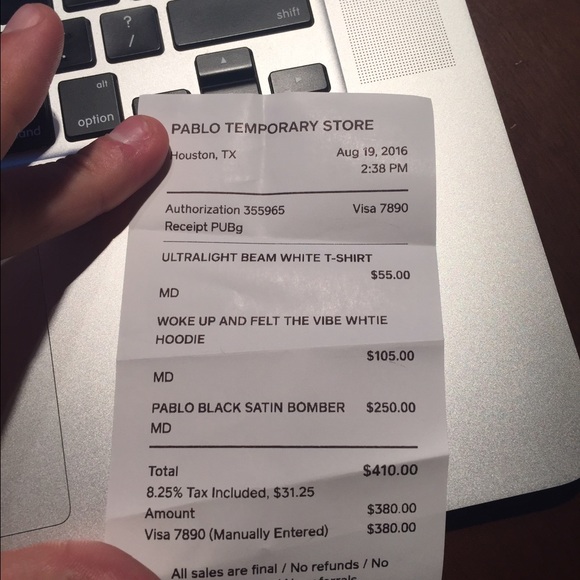 Life of Pablo bomber jacket black, medium - Picture 3 of 4