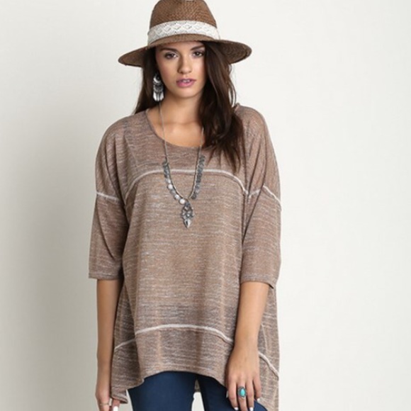 💥HOST PICK 12/6💥LOOSE FIT STITCHING TOP - Picture 3 of 3