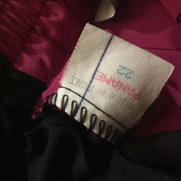 SOLD Vintage colorblock skirt - Picture 3 of 3