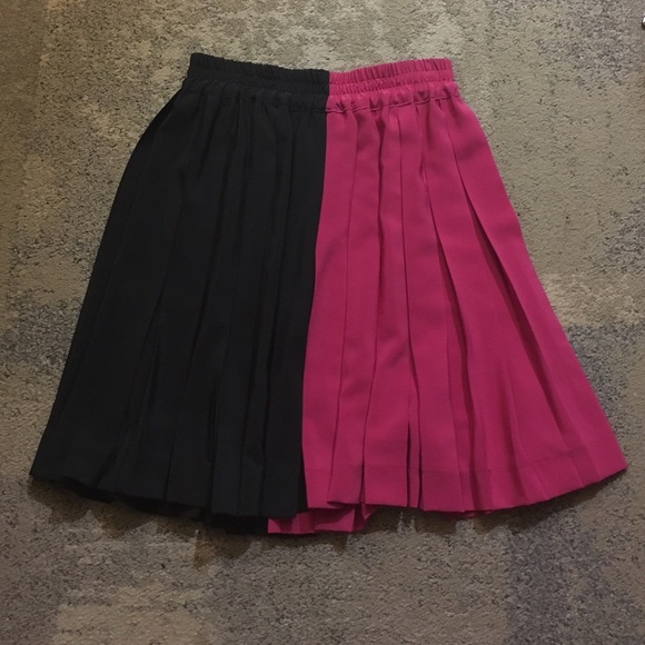 SOLD Vintage colorblock skirt - Picture 2 of 3