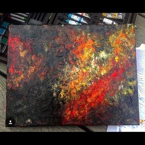 Acrylic, and oil paintings. Hand painted, original