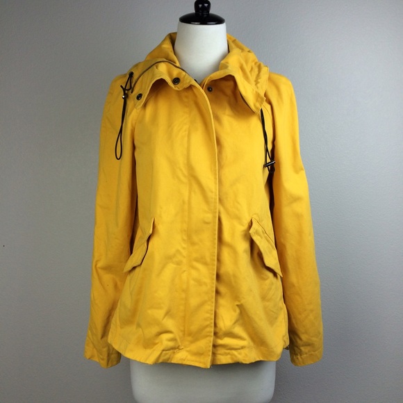 Zara Jackets & Coats Zara Yellow Outdoor Jacket Poshmark