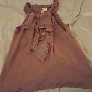 Purple tank top blouse
