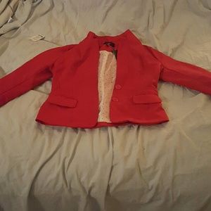 Red work jacket