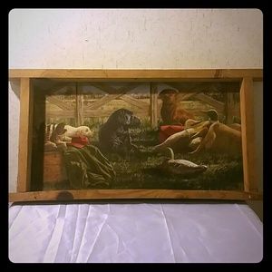 Labrador Picture - Wooden Frame