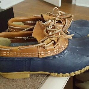 LL Bean Women's Bean Boots Rubber Mocs size 6B