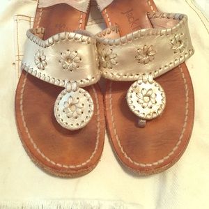 Jack Rogers - platinum size 7