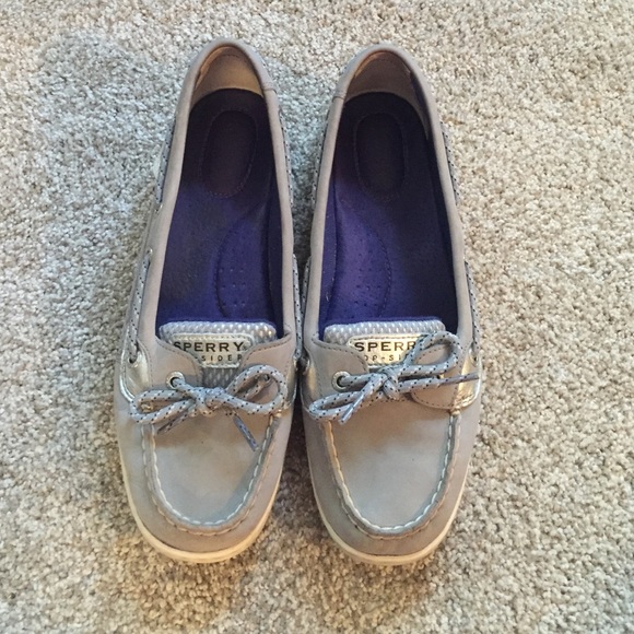 Sperry Top-Sider grey and silver shoes