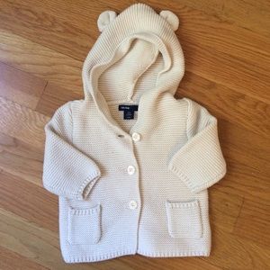 Baby gap hooded cardigan