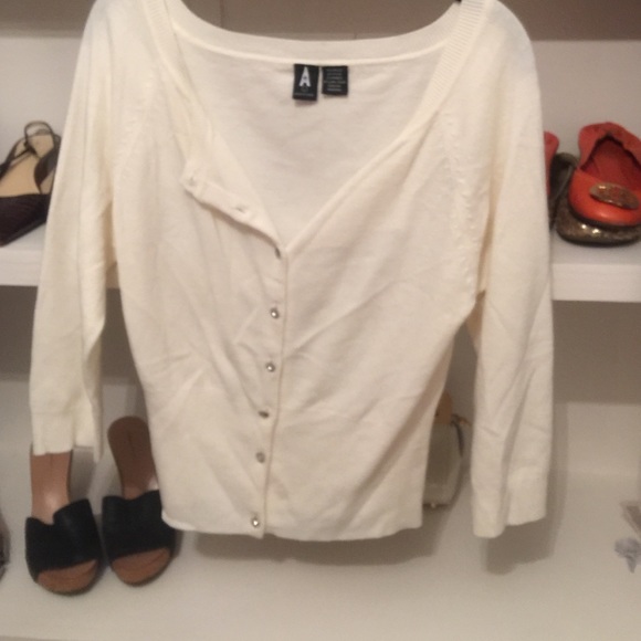 Cardigan with sparkle buttons