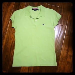 Lime Vineyard Vines polo shirt - small