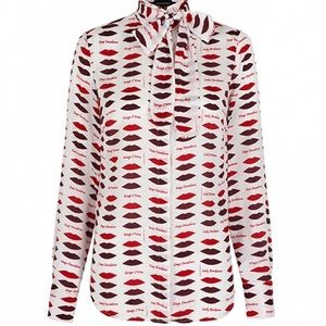 NWOT L'wren Scott For Banana Republic Lip Blouse
