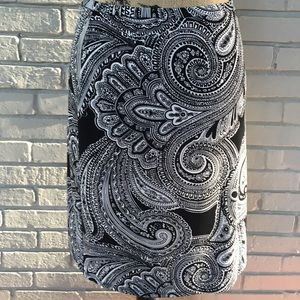Ann Taylor Paisley Skirt