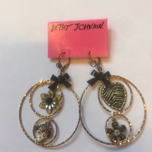 Betsey Johnston Hoop Earrings