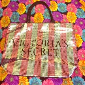 Victoria secret sequin bag