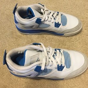 Blue Jordan 4 Size 7 Youth
