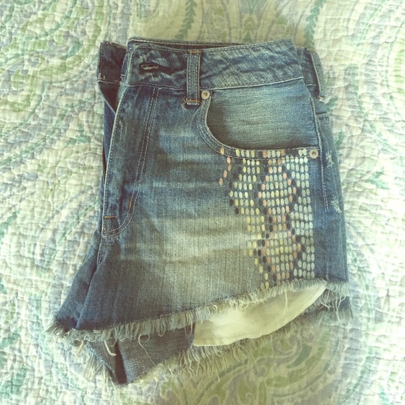 American Eagle Outfitters Pants - American Eagle Outfitters Hi-Rise Festival shorts
