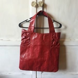 Red Snakeskin Beirn Purse *NWOT*