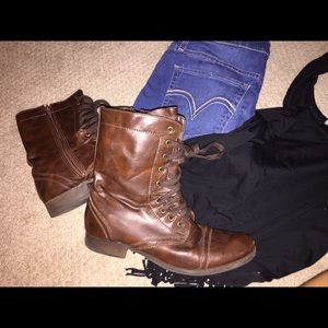 Combat boots!