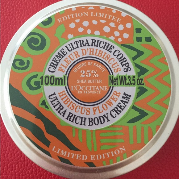 L'Occitane Hibiscus Shea Body Cream Le