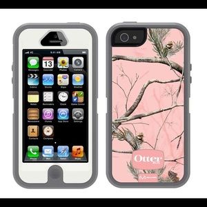 Otterbox Defender iphone 5 5s Realtree Camo pink