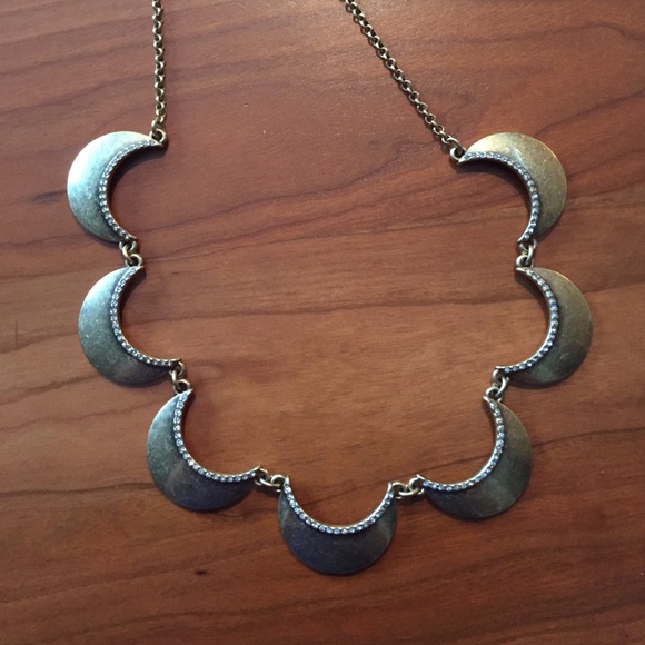J. Crew crescent necklace